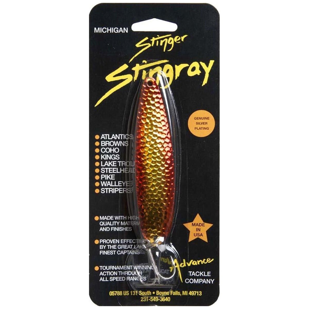Advanced Tackle Stingay Spoon 4.5"
