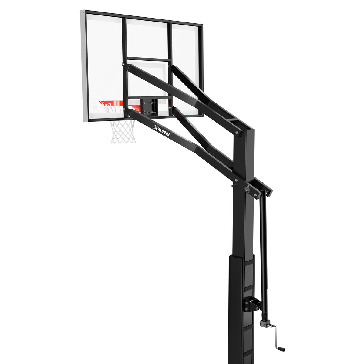 Spalding 72" Tempered Glass 888 Series In-Ground Basketball Hoop