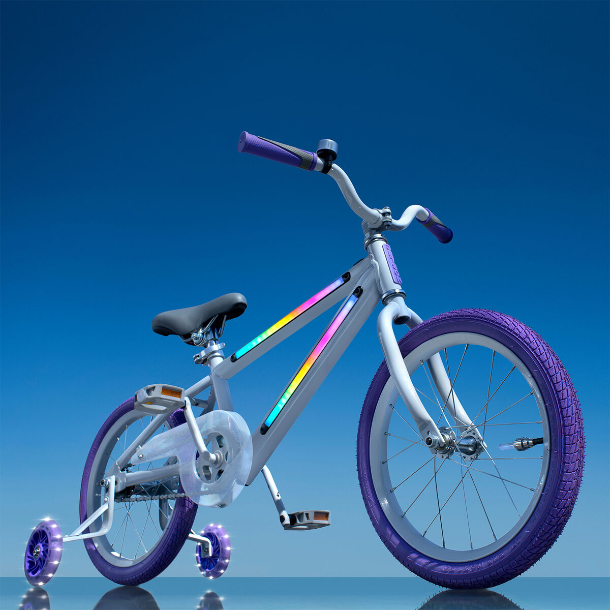 Jetson JLR M Light Up Bike 16in, GREY/TEAL