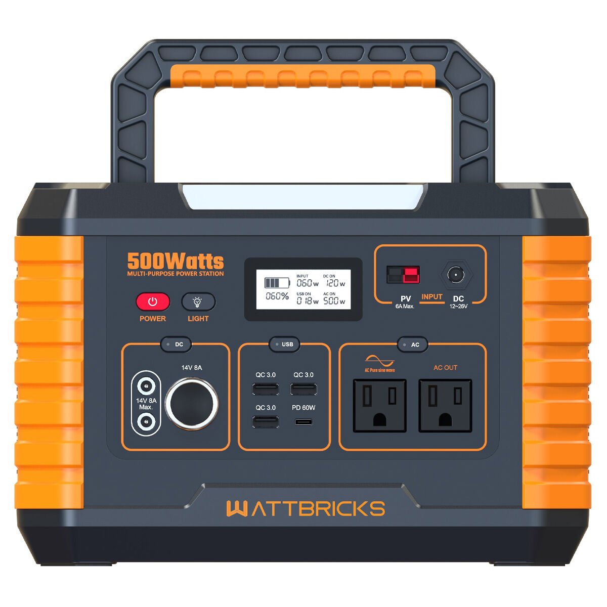 Wattbricks Ener 500W Portable Power Station