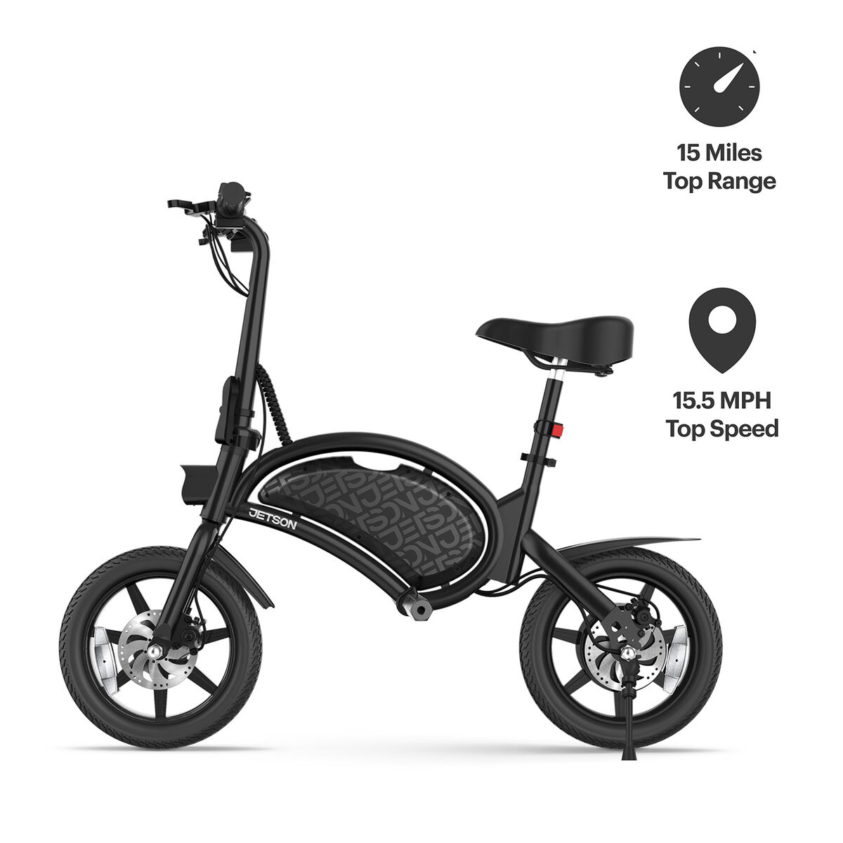 Jetson Bolt-Up 14" Electric Ride On, Black
