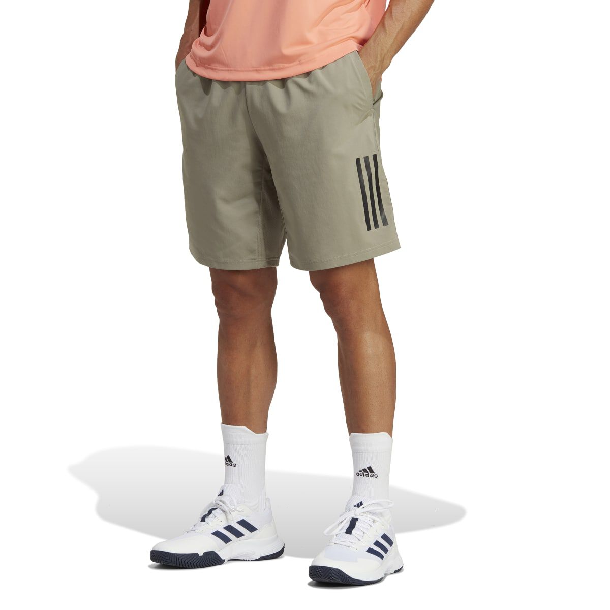 adidas Men's Club 3-Stripes Tennis Shorts