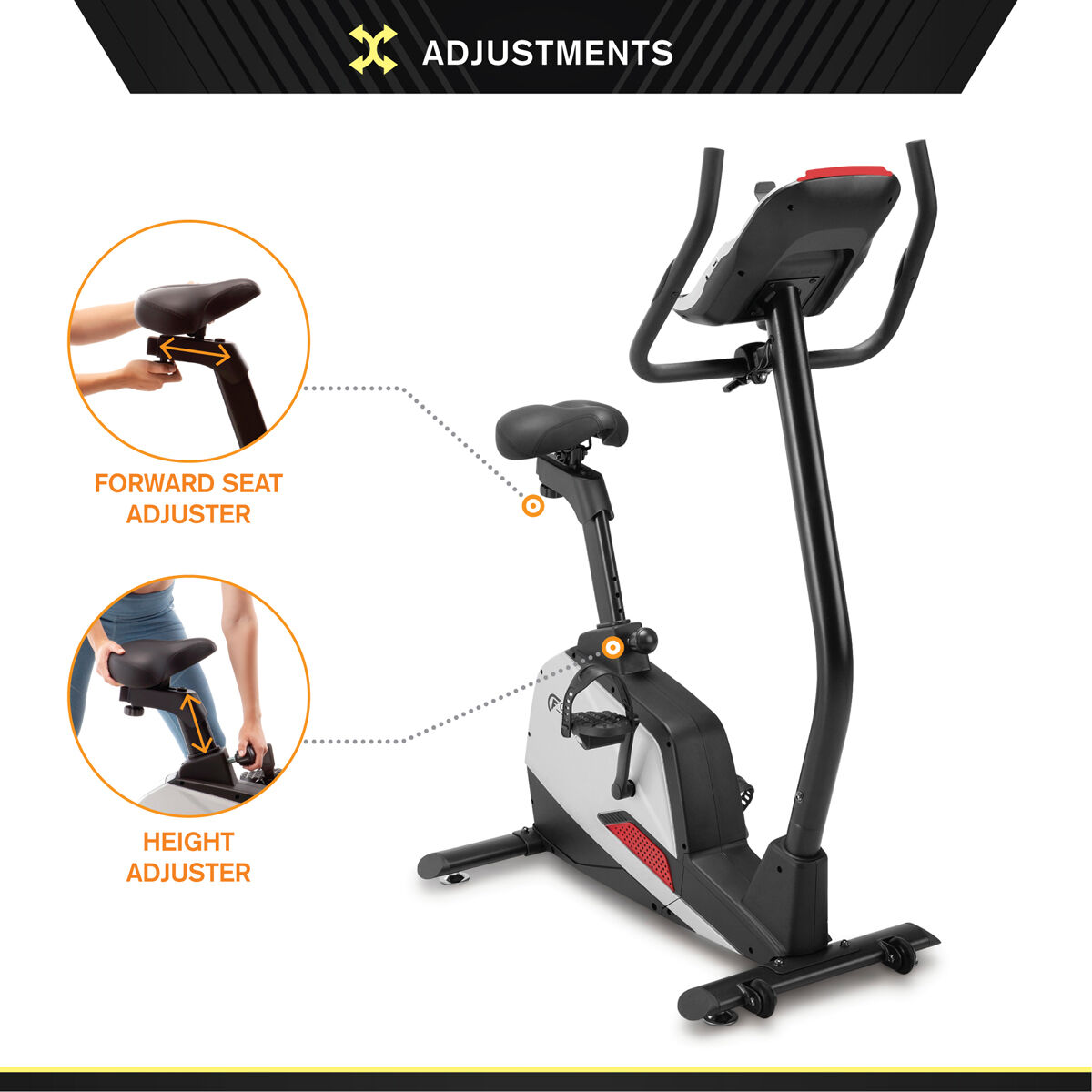 Circuit Fitness Magnetic Upright Exercise Bike