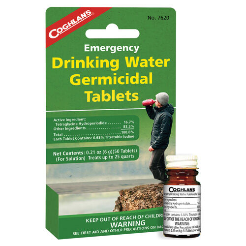 Coghlans Emergency Drinking Water Tablets