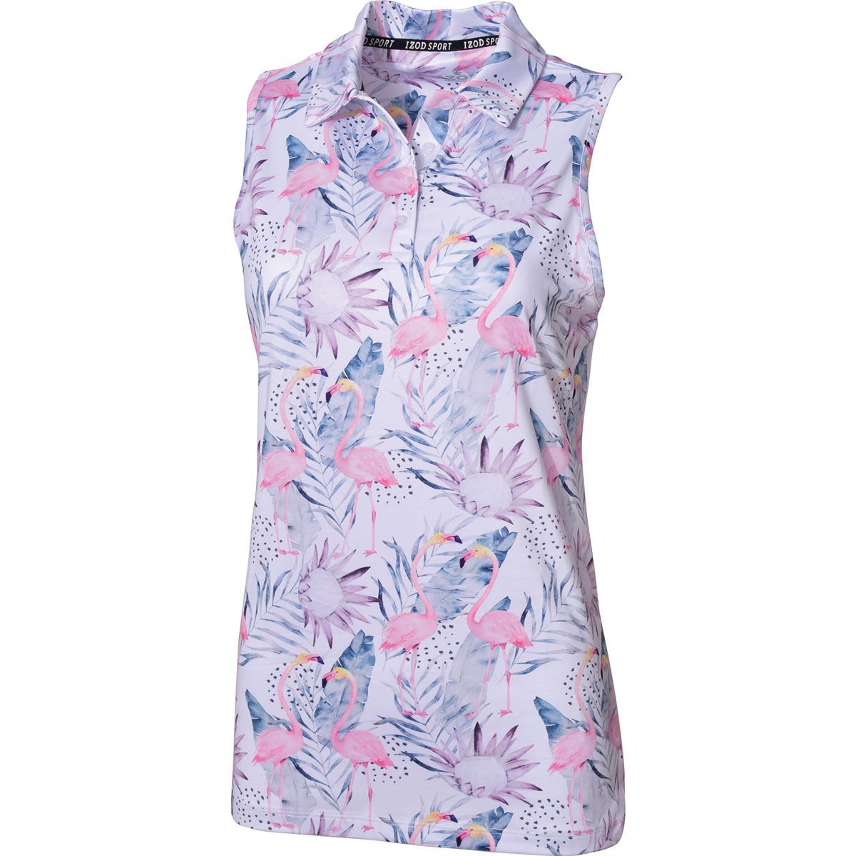 Izod Women's Flamingo Golf Polo