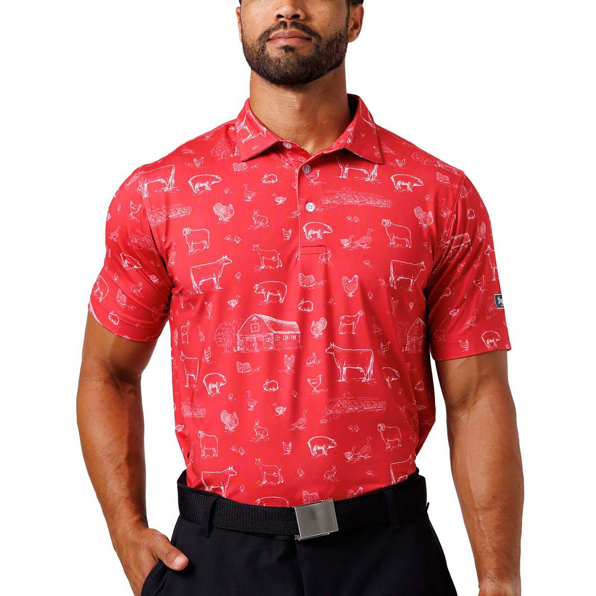 Waggle Golf Old MacDonald Polo