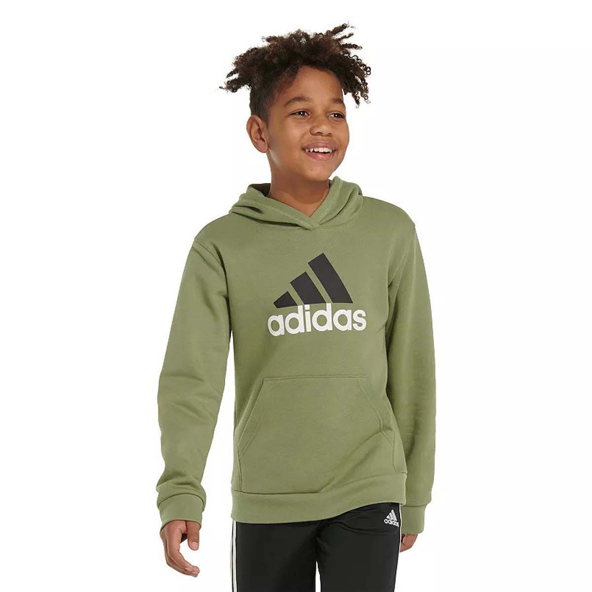 adidas Boys' Logo Hoodie