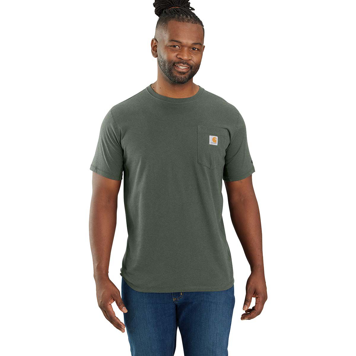 Carhartt Men's Force Midweight Short-Sleeve Pocket T-Shirt