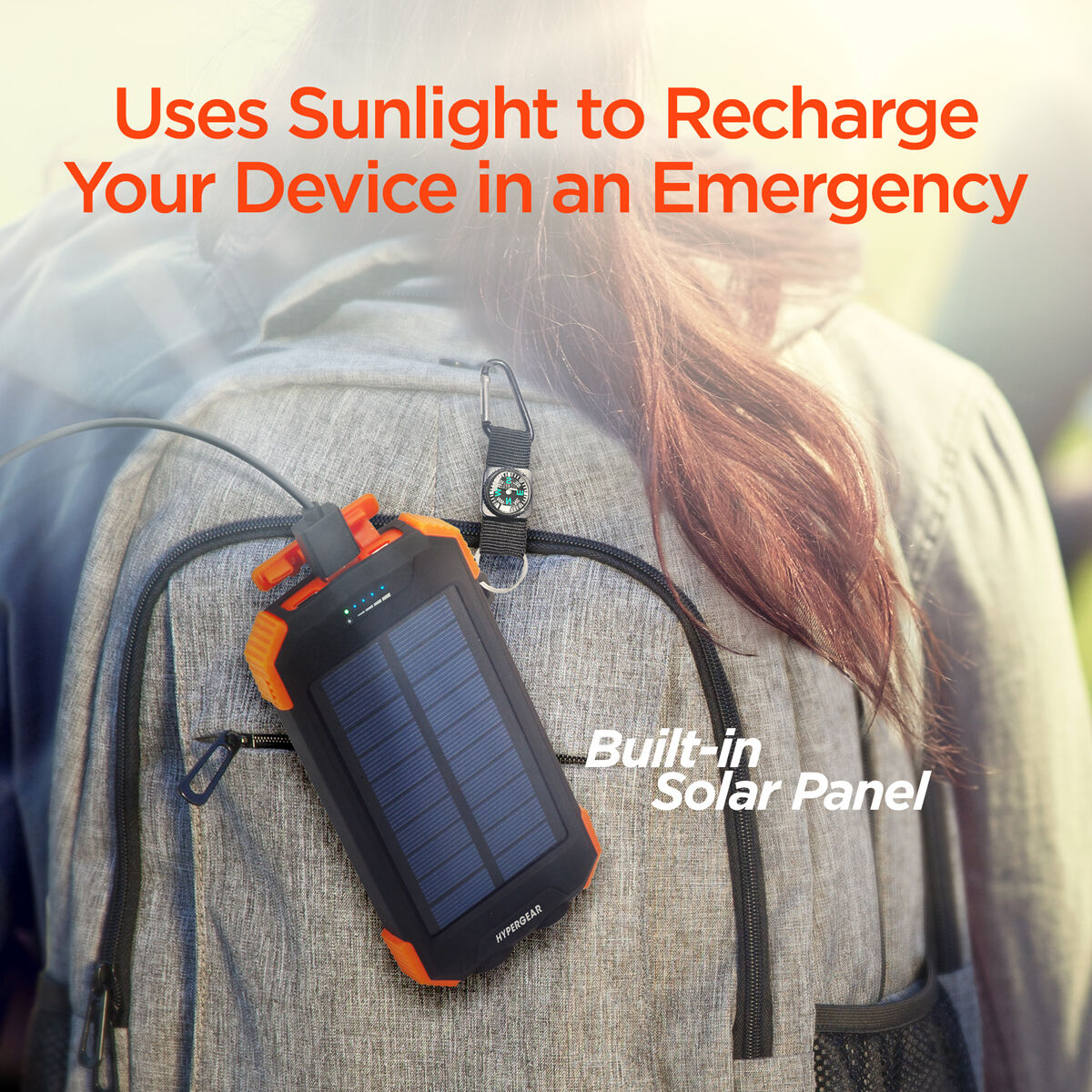 Hypergear 10000mAh Wireless Solar Power Bank