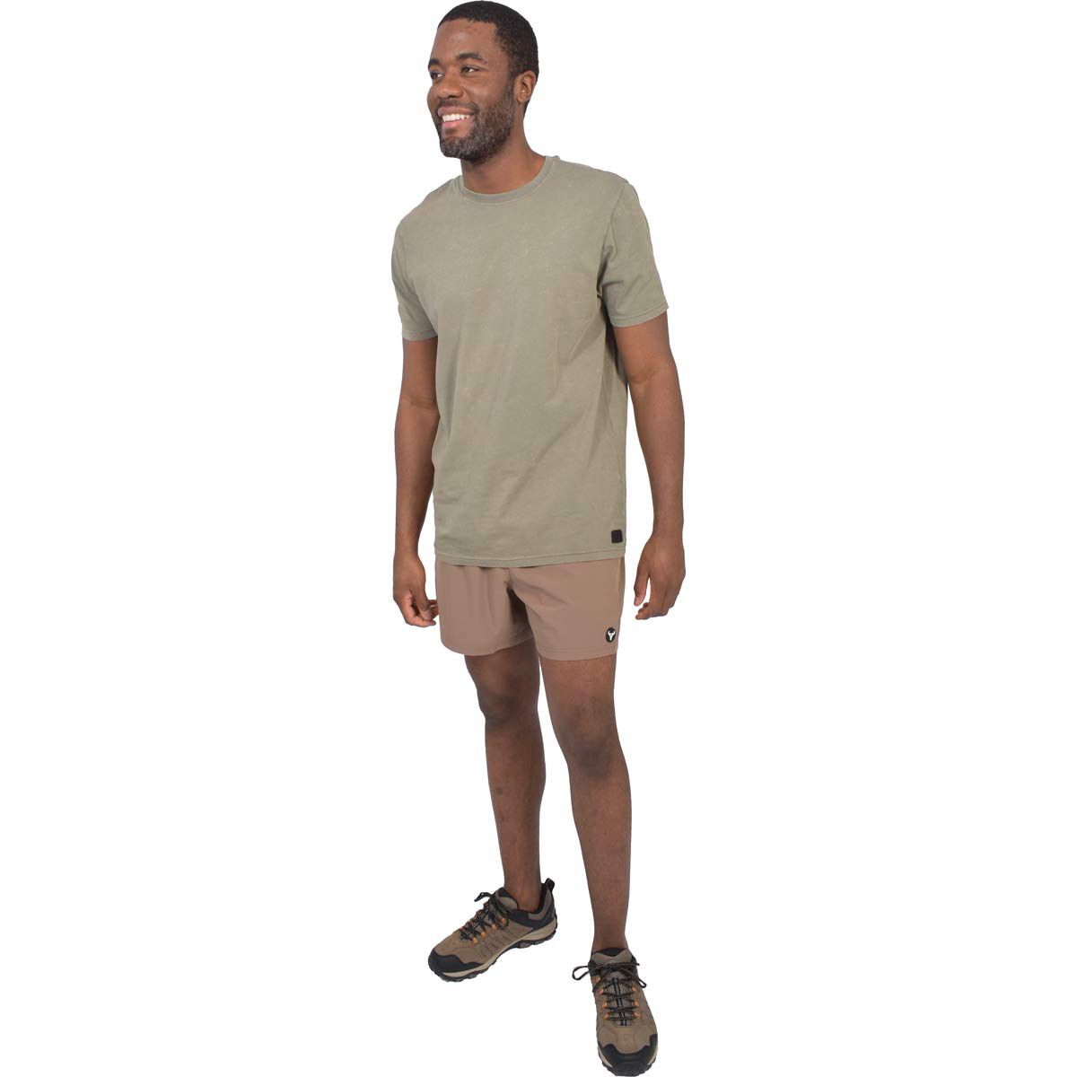 Bison Ridge Men's Acid Wash Sequoia Short Sleeve T-Shirt
