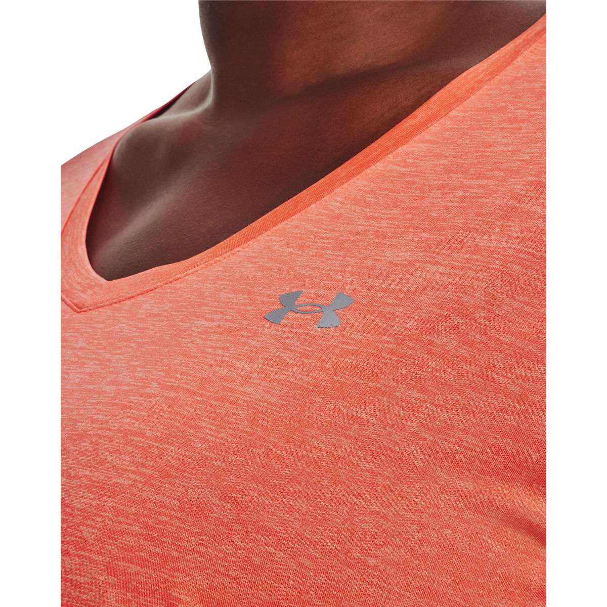 Under Armour Women's Plus Size Tech Twist Short Sleeve V-Neck Tee
