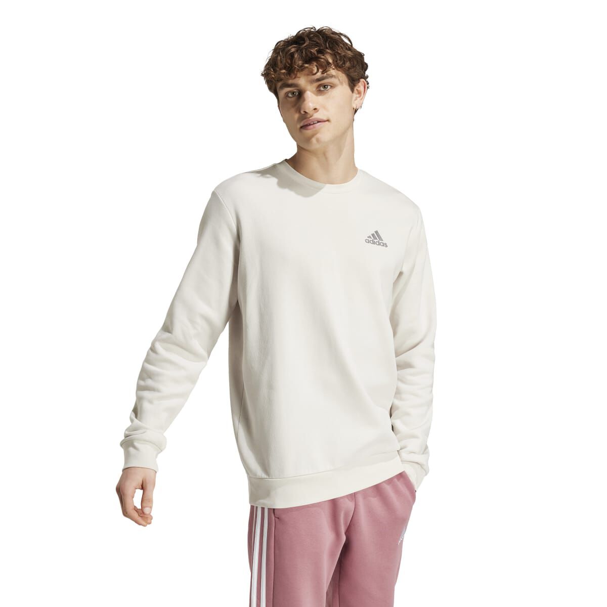 adidas Men's Long Sleeve Feel Cozy Crew