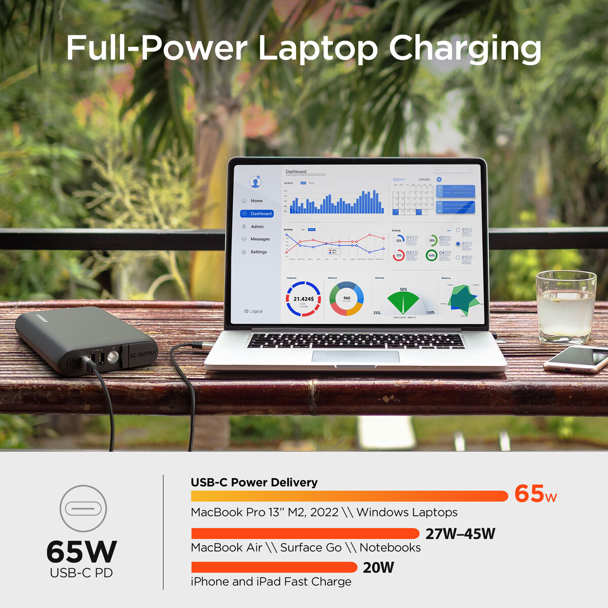 Hypergear 24000mAh PowerBank with AC Outlet