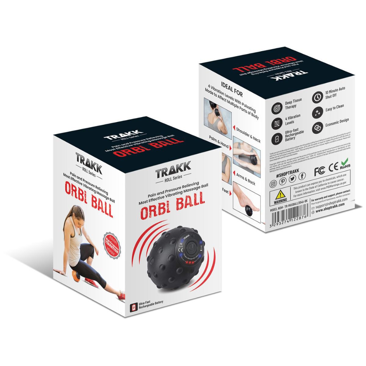 Trakk 4-SPEED VIBRATING MASSAGE BALL