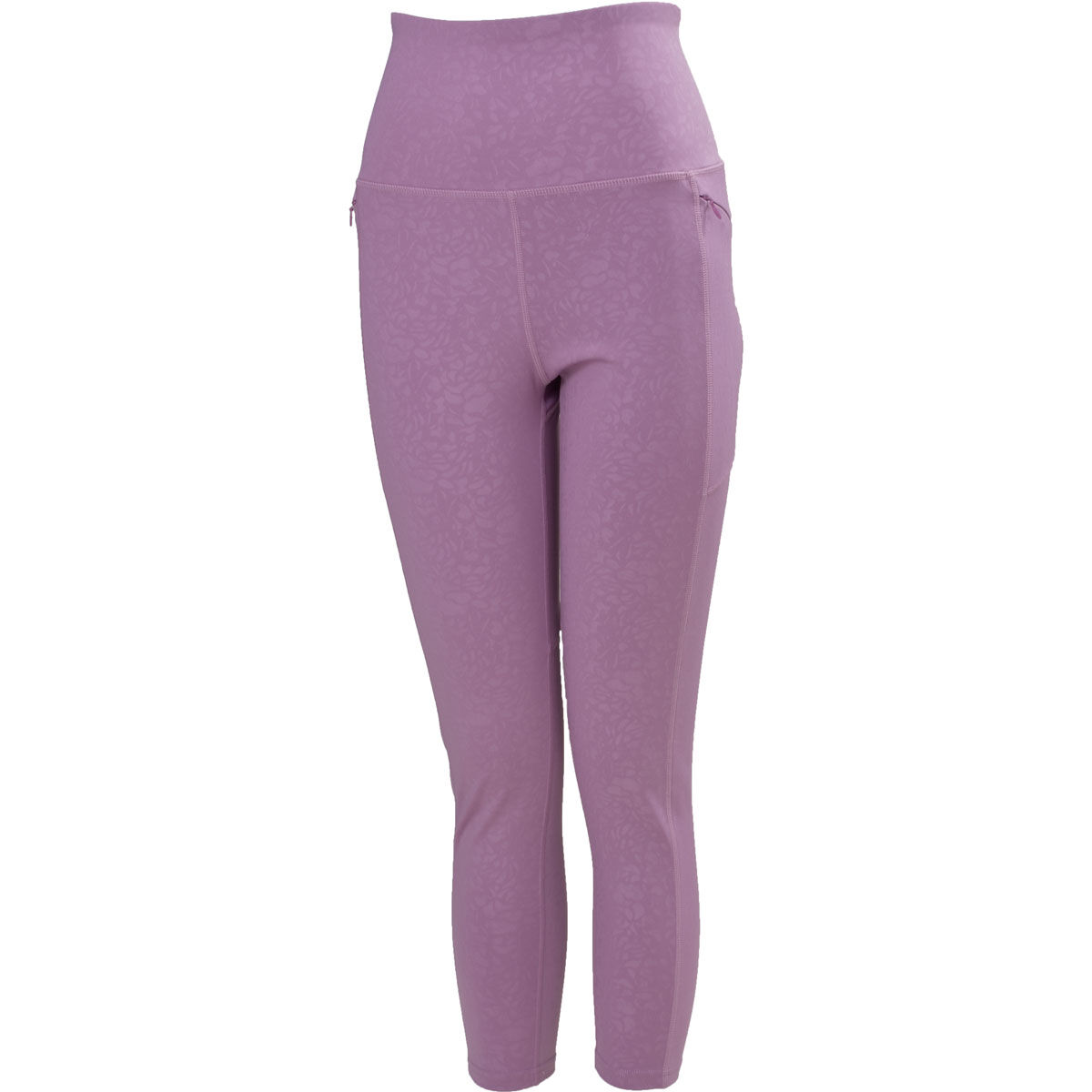 Bsp Women's Tonal Floral with Pocket 7/8 Leggings