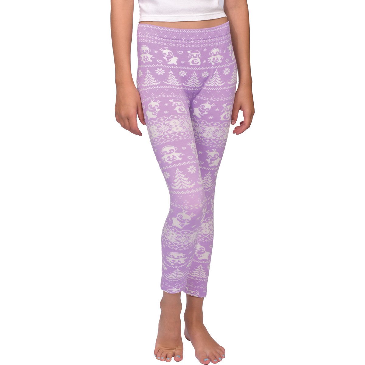 Muk Luks Girl's Fleece Lined Legging