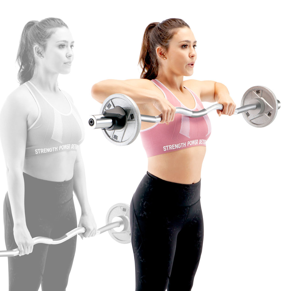 Marcy 47" Olympic Curl Weight Bar