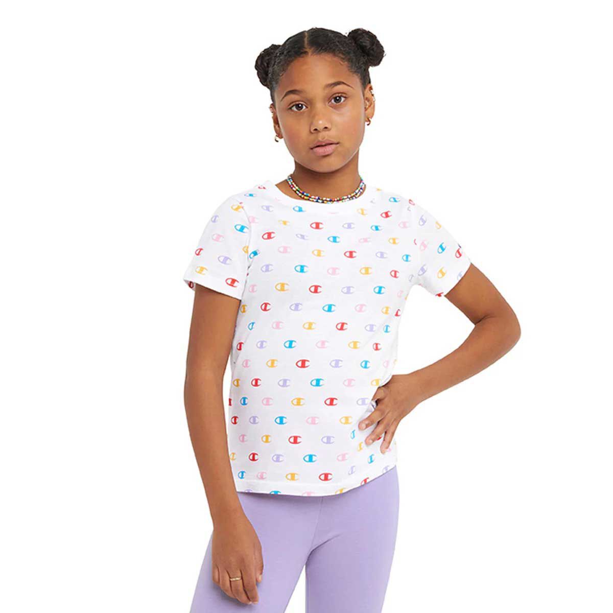 Champion Girls' Ss Aop Tee