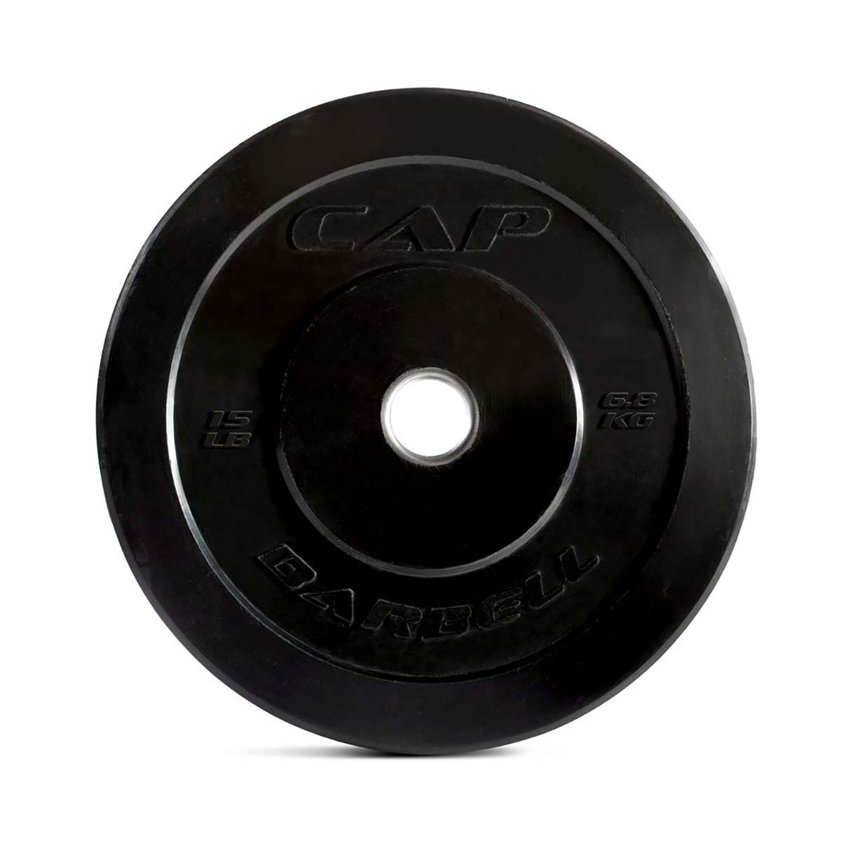 Cap 10 lb. Pair Solid Rubber Bumper Plates- Set of 2