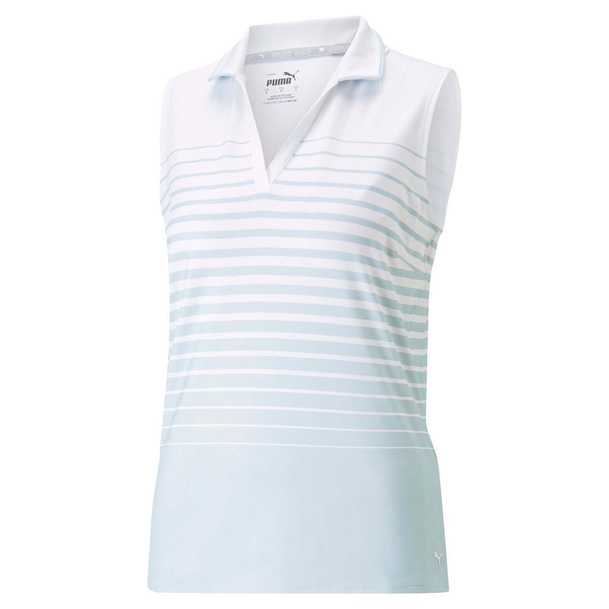 Puma Women's MATTR Sleevelss Stripe Polo