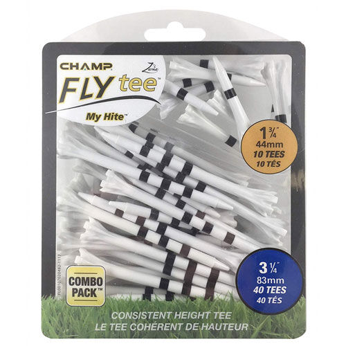 Champ 3-1/4" & 1-3/4" My Hite Golf Tee Combo Pack
