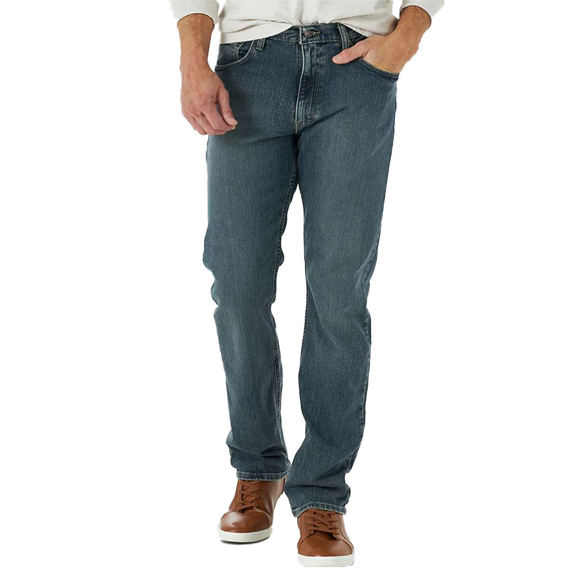 Wrangler Men's Advance Comfort Straight Fit