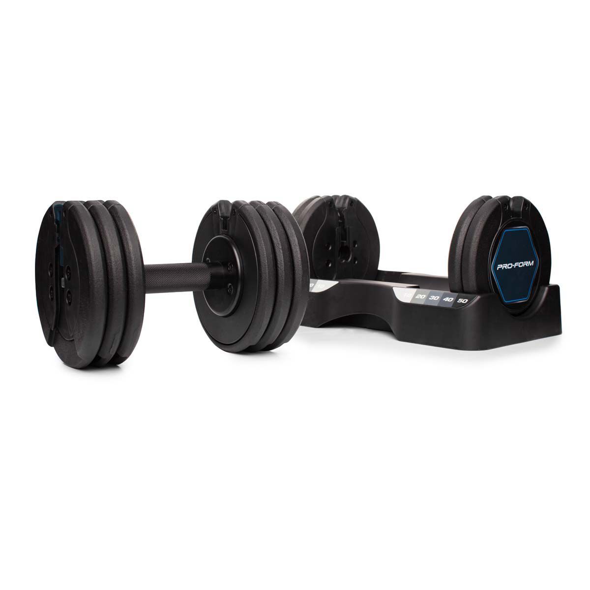 ProForm 50 Lb. Select-A-Weight Dumbbell Set