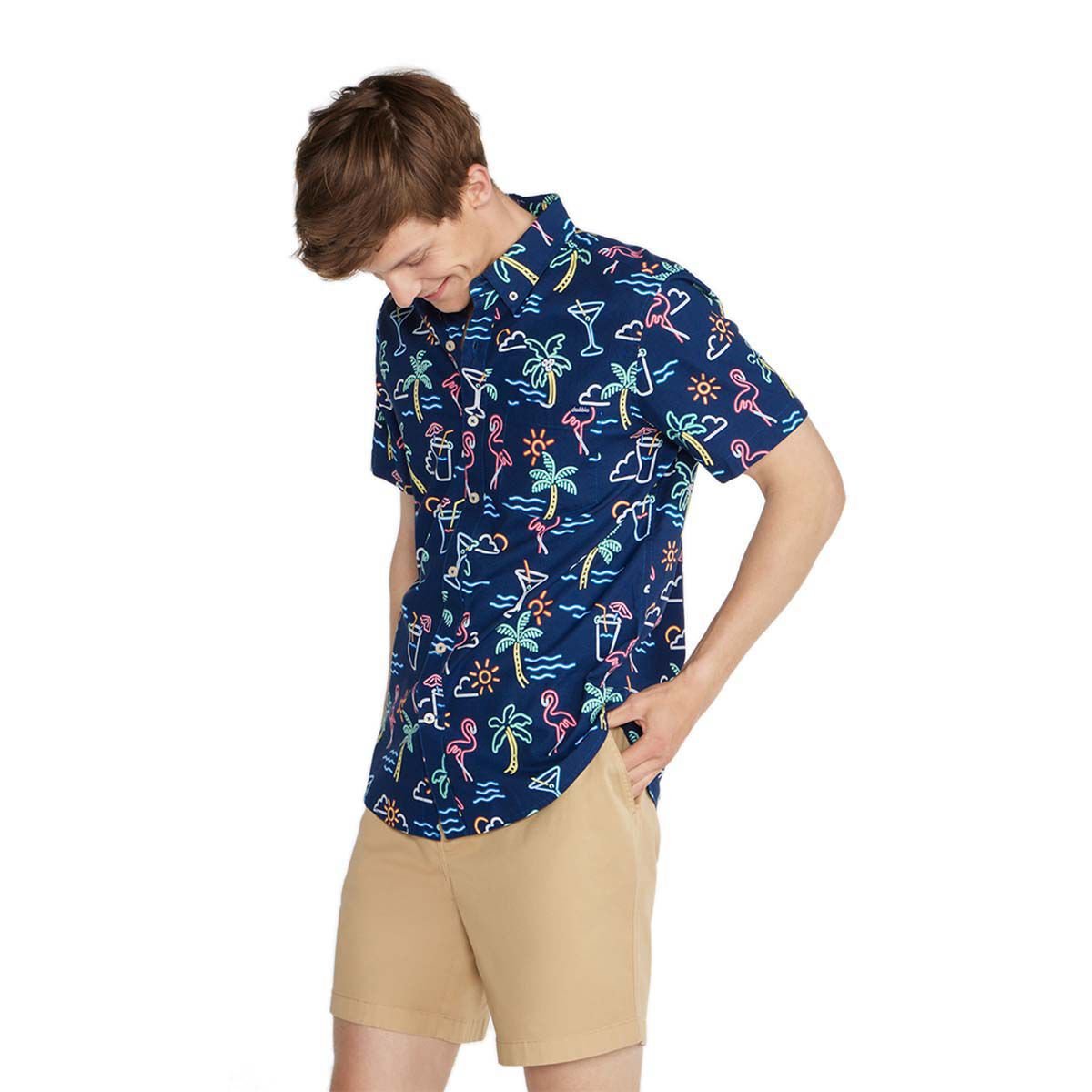 Chubbies Men's  Neon Light (Friday Shirt)