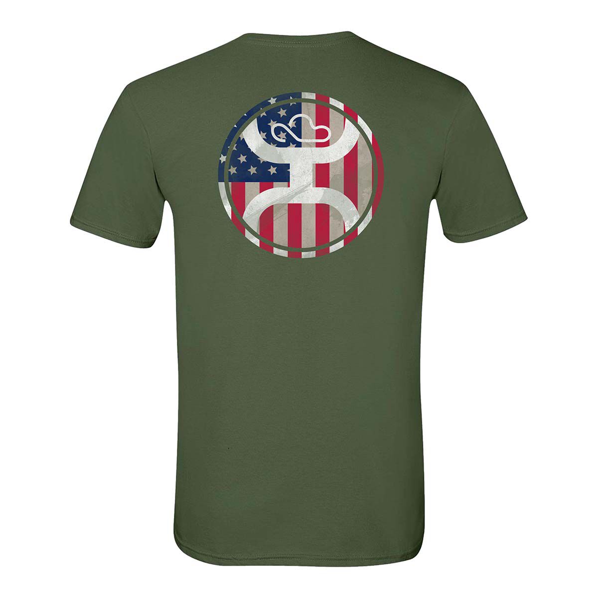 Hooey Men's USA Circle Short Sleeve Tee