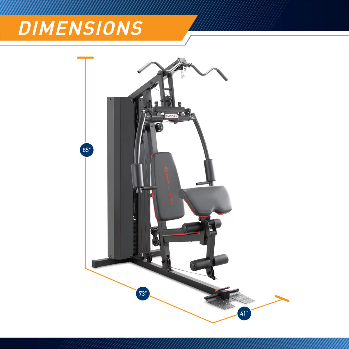 Marcy MKM-81010 200 LB. STACK GYM