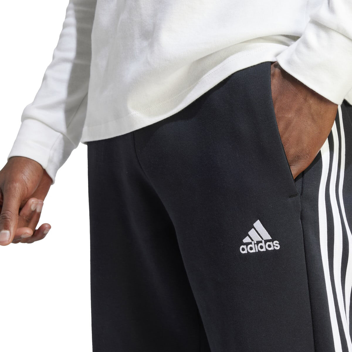 adidas Men's 3 Stripe Logo Pant
