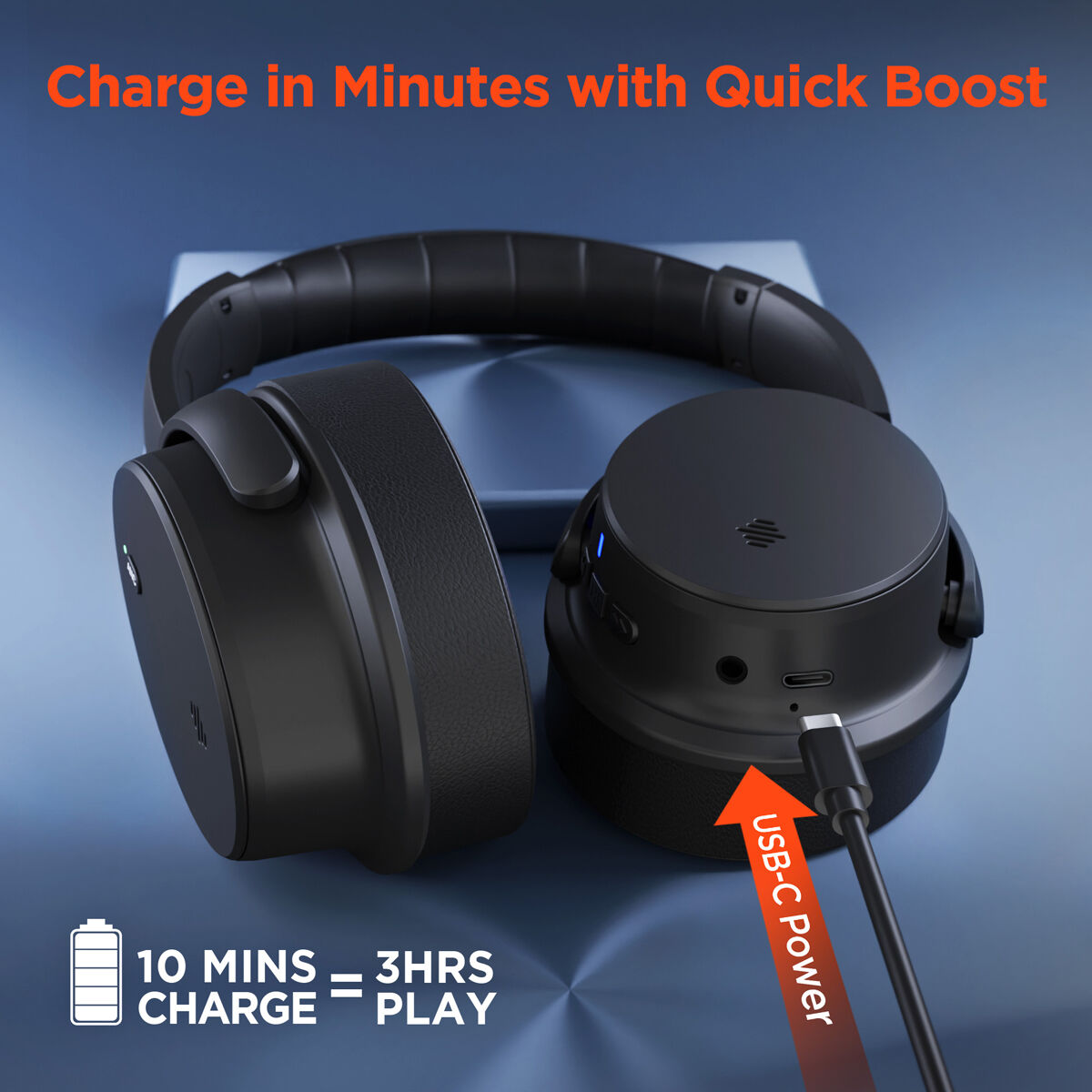 Hypergear Stealth ANC Wireless On-Ear Headphones