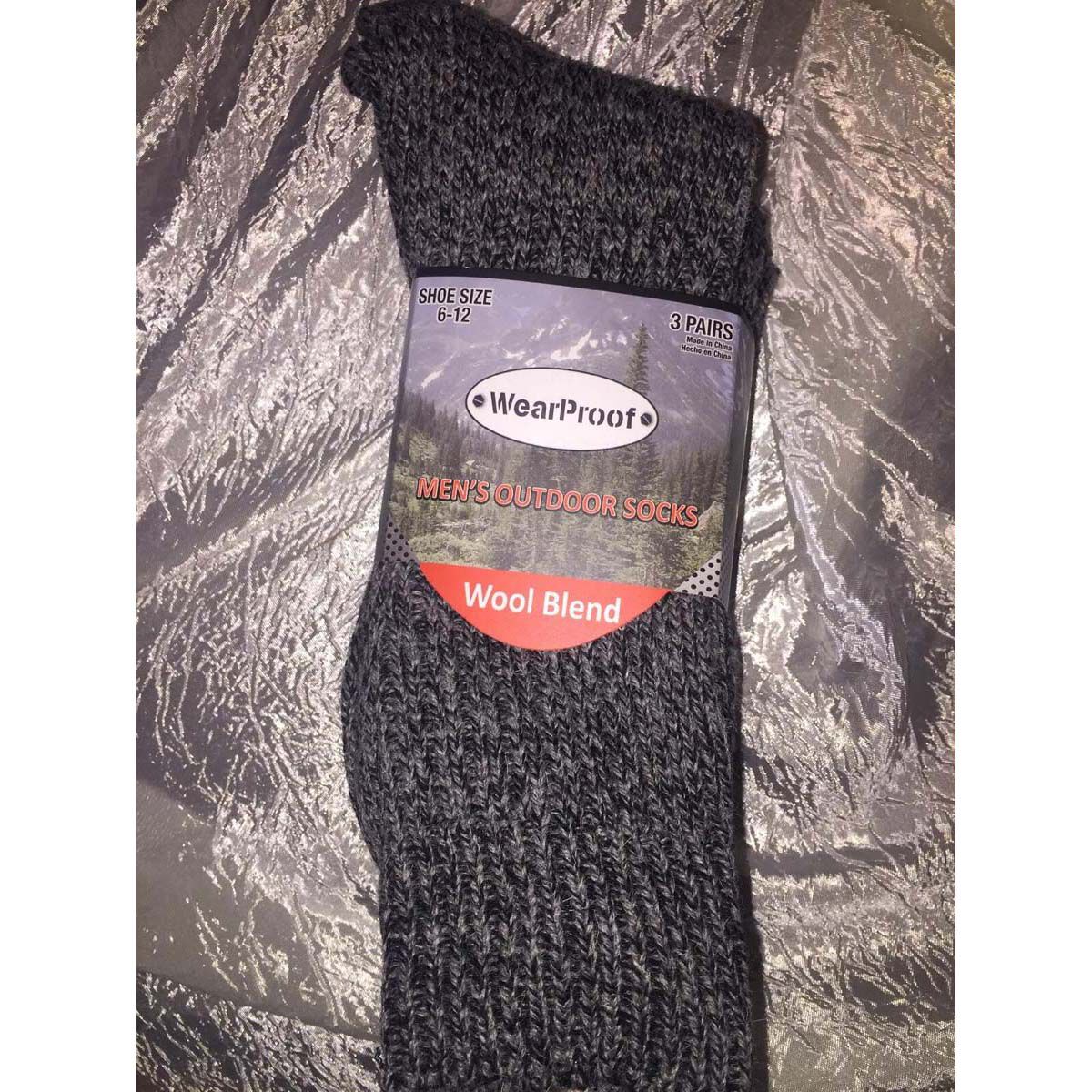 Wearproof Everyday Cotton Blend Socks - 3 Pack