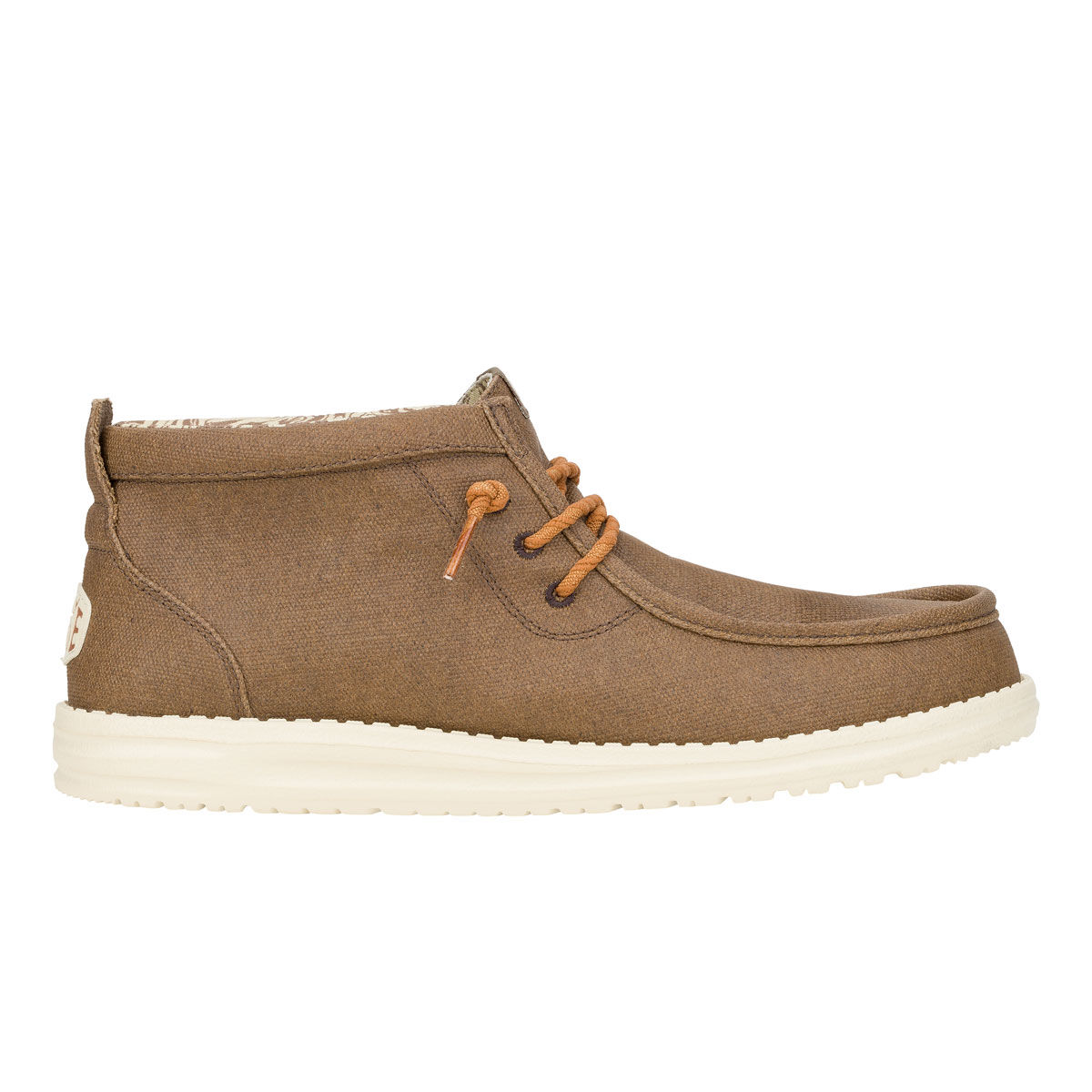 HeyDude Men's Wally Mid Waxed Canvas Shoes