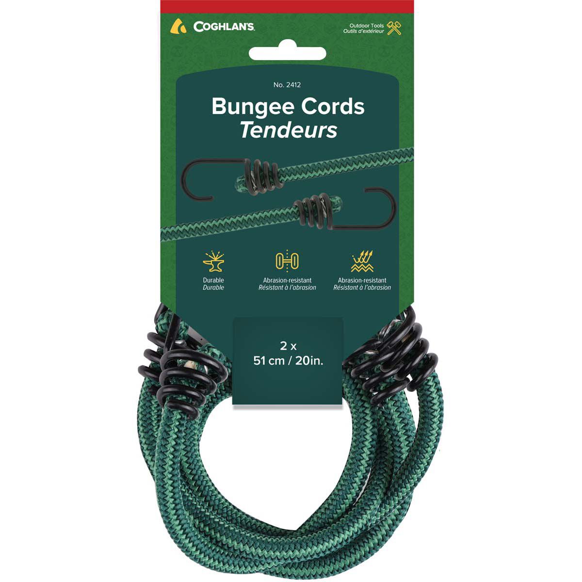 Coghlans 20in Stretch Cords 2 Pack