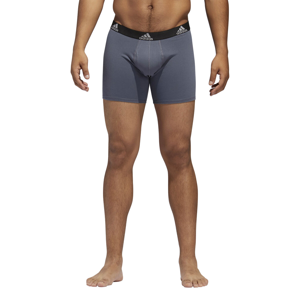adidas M STR COTTON 3PK BOXER BRIEF