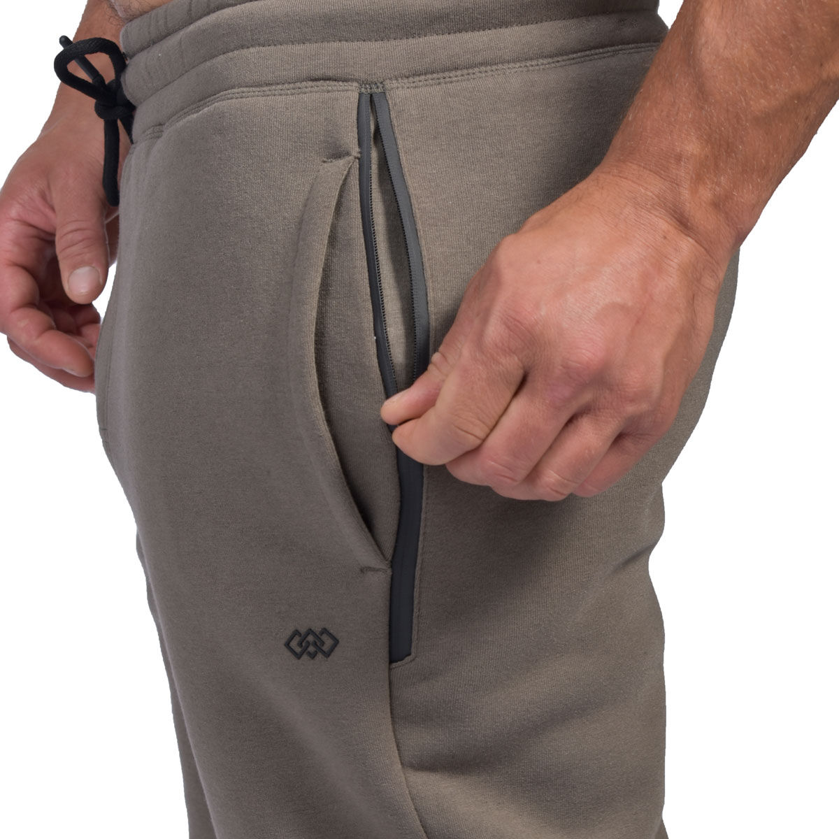 Leg3nd Men's Tapered Side Zip Pant