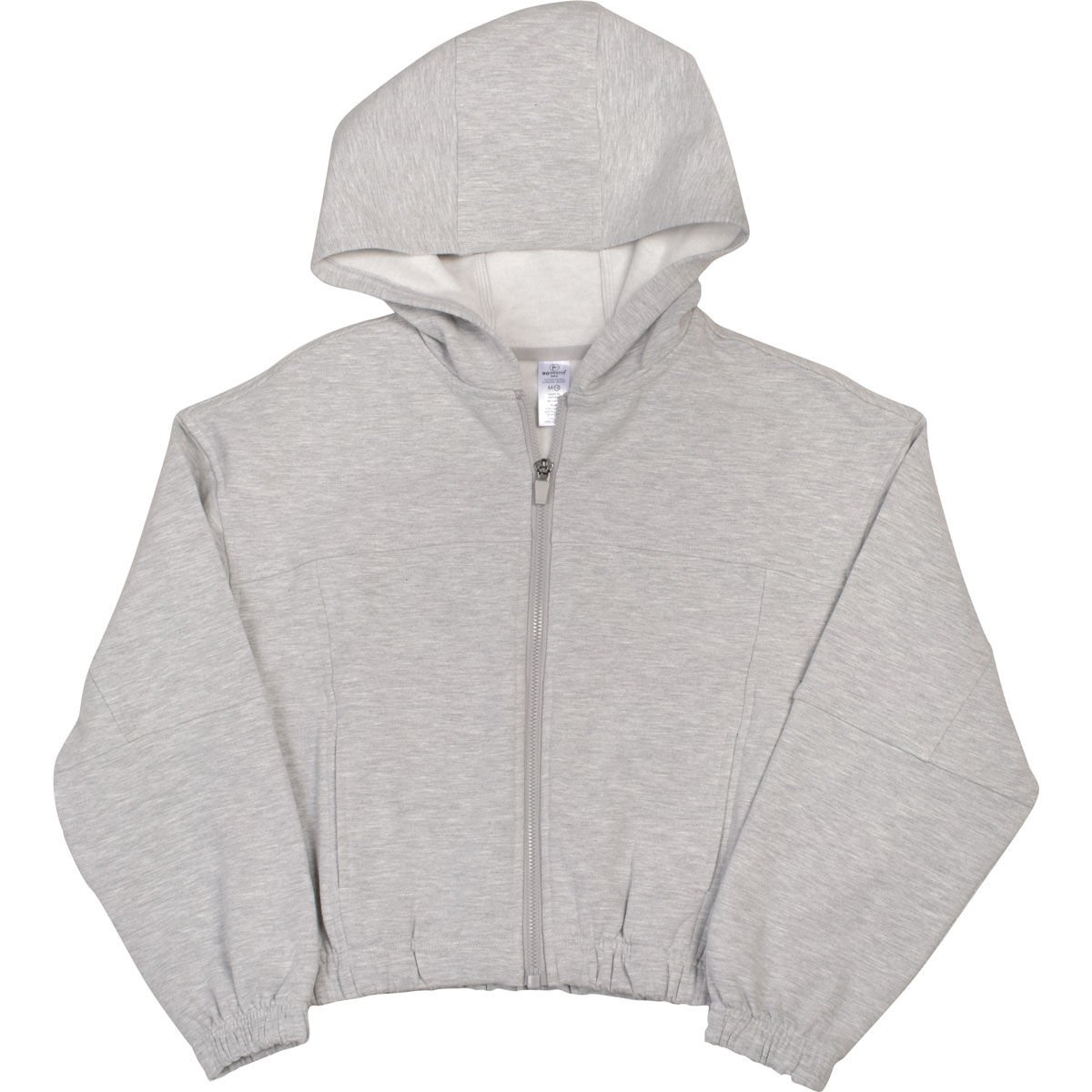 90 Degree Girl's Zip Up Cropped Hoodie