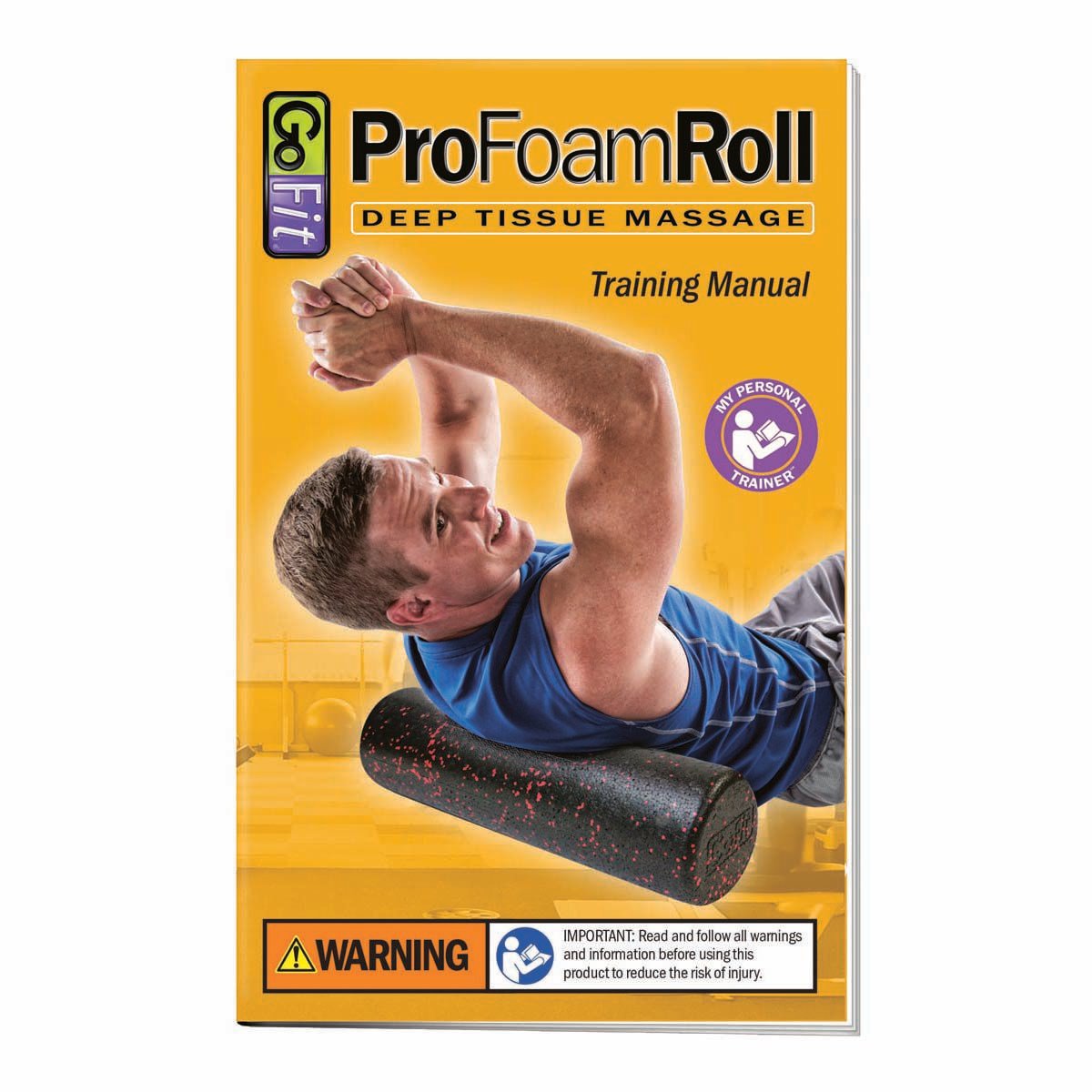 Go Fit 24" x 6" Pro Foam Roller