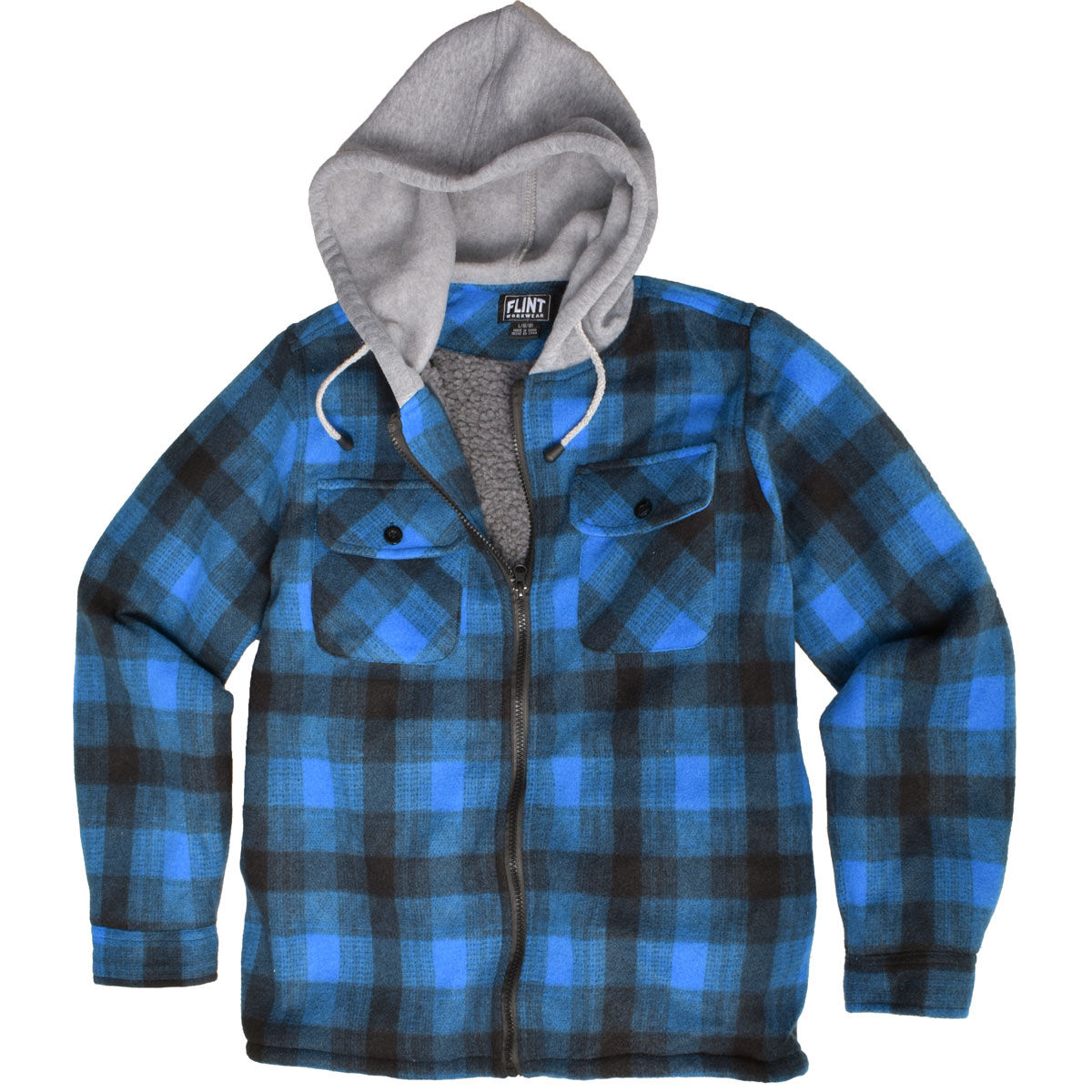 Flint Workwear Boys Sherpa Lined Shirt Jacket