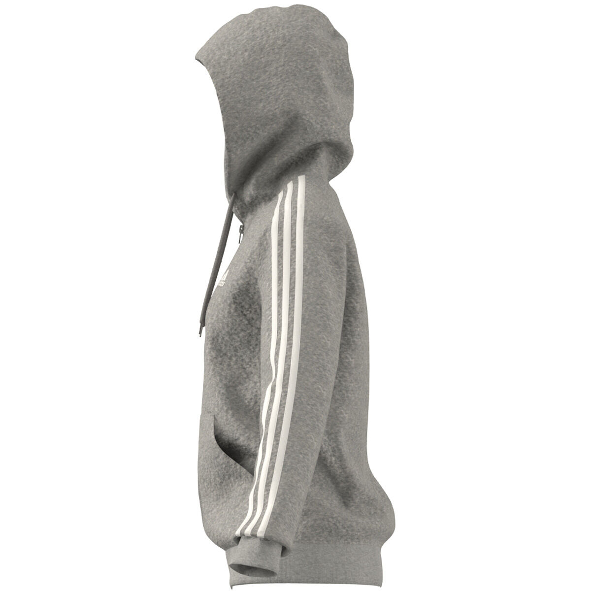 adidas Women's Essentials 3-Stripes Full-Zip Fleece Hoodie
