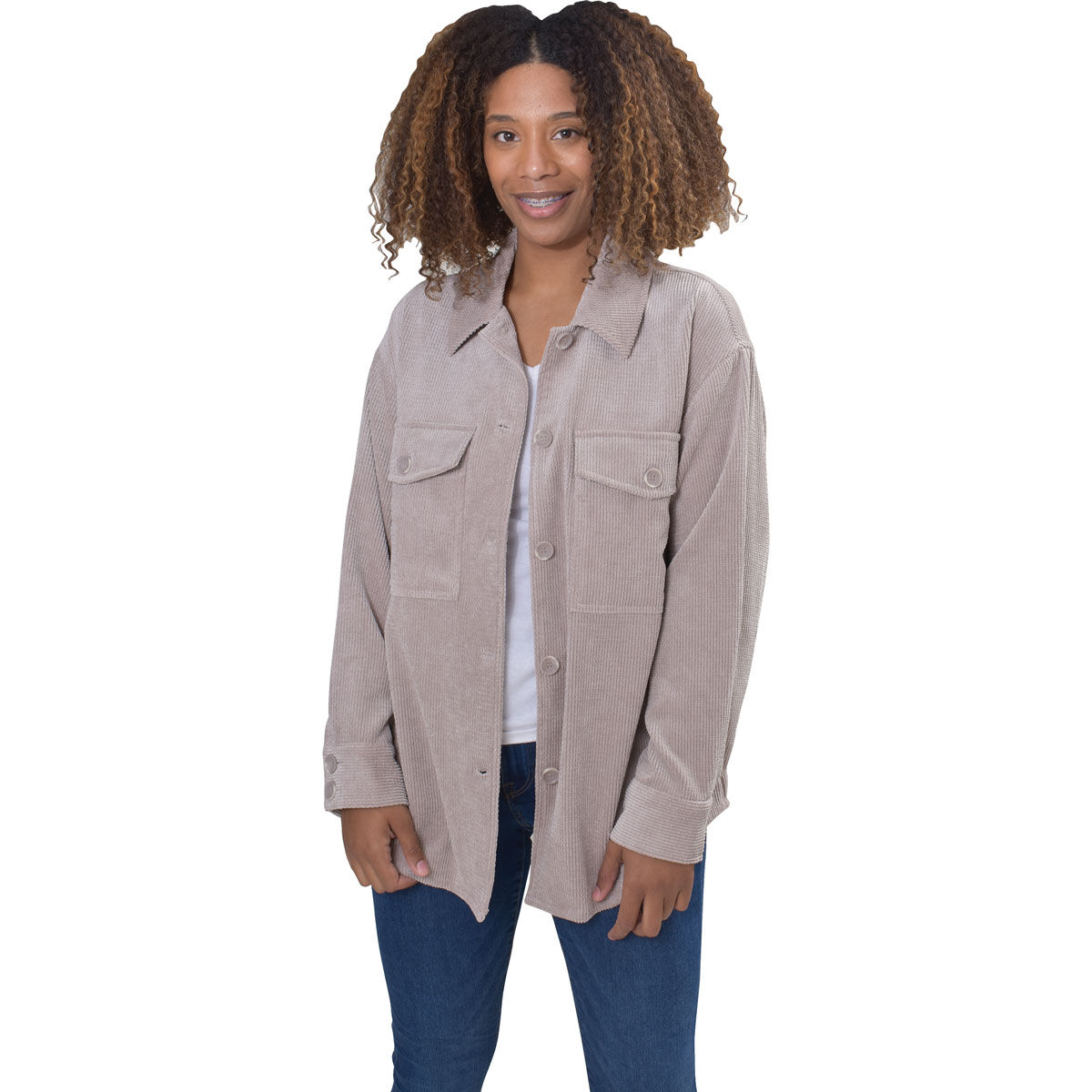 Canyon Creek Women's Waffle Cord Shirt Jacket