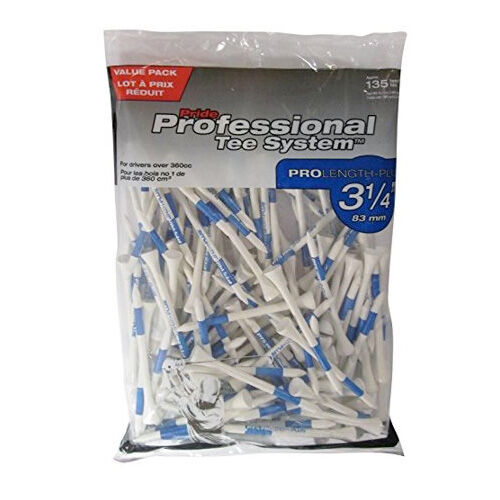Pride Sports 3 1/4" Professional Golf Tees - 135 Pack