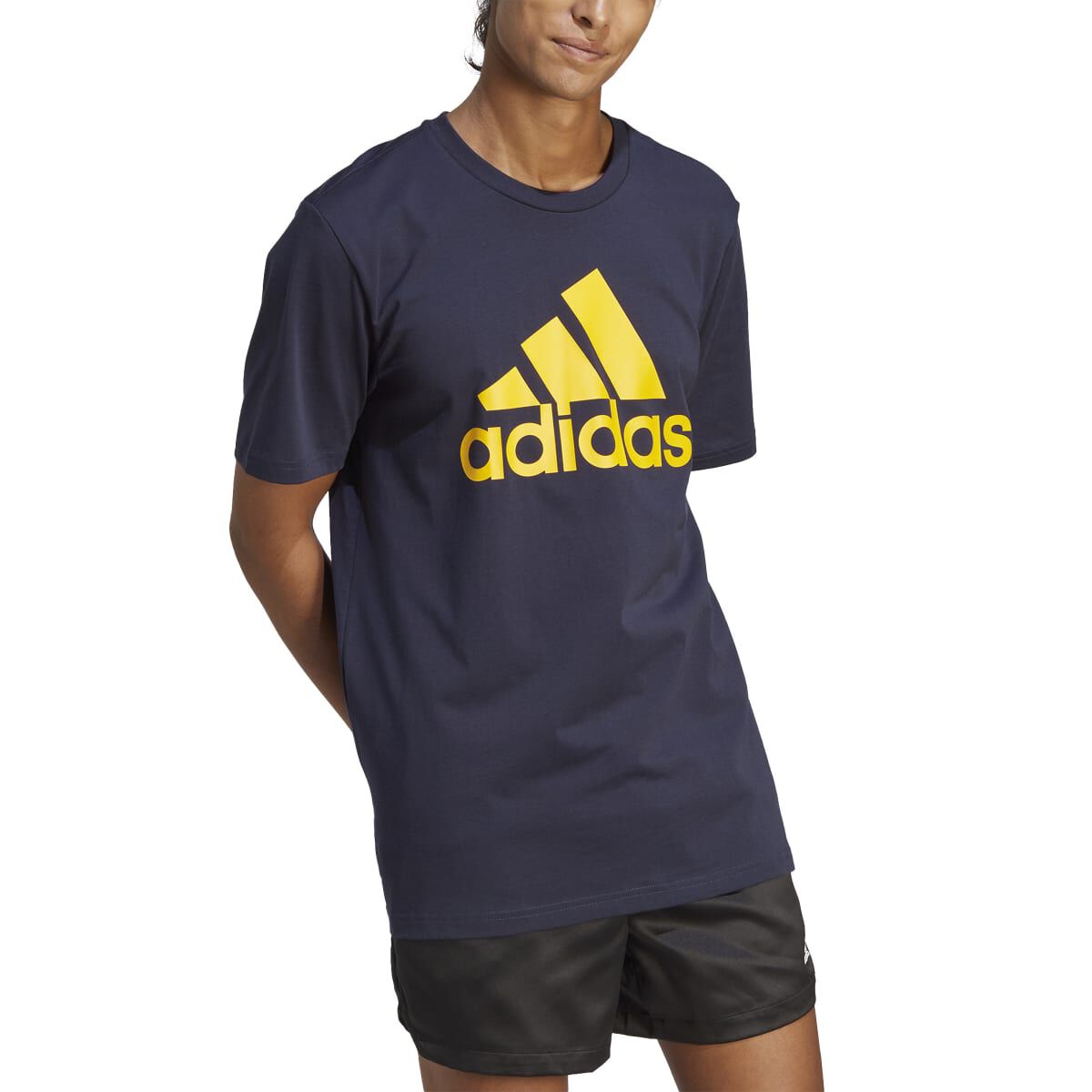 adidas Men's Essentials Single Jersey Big Logo Tee