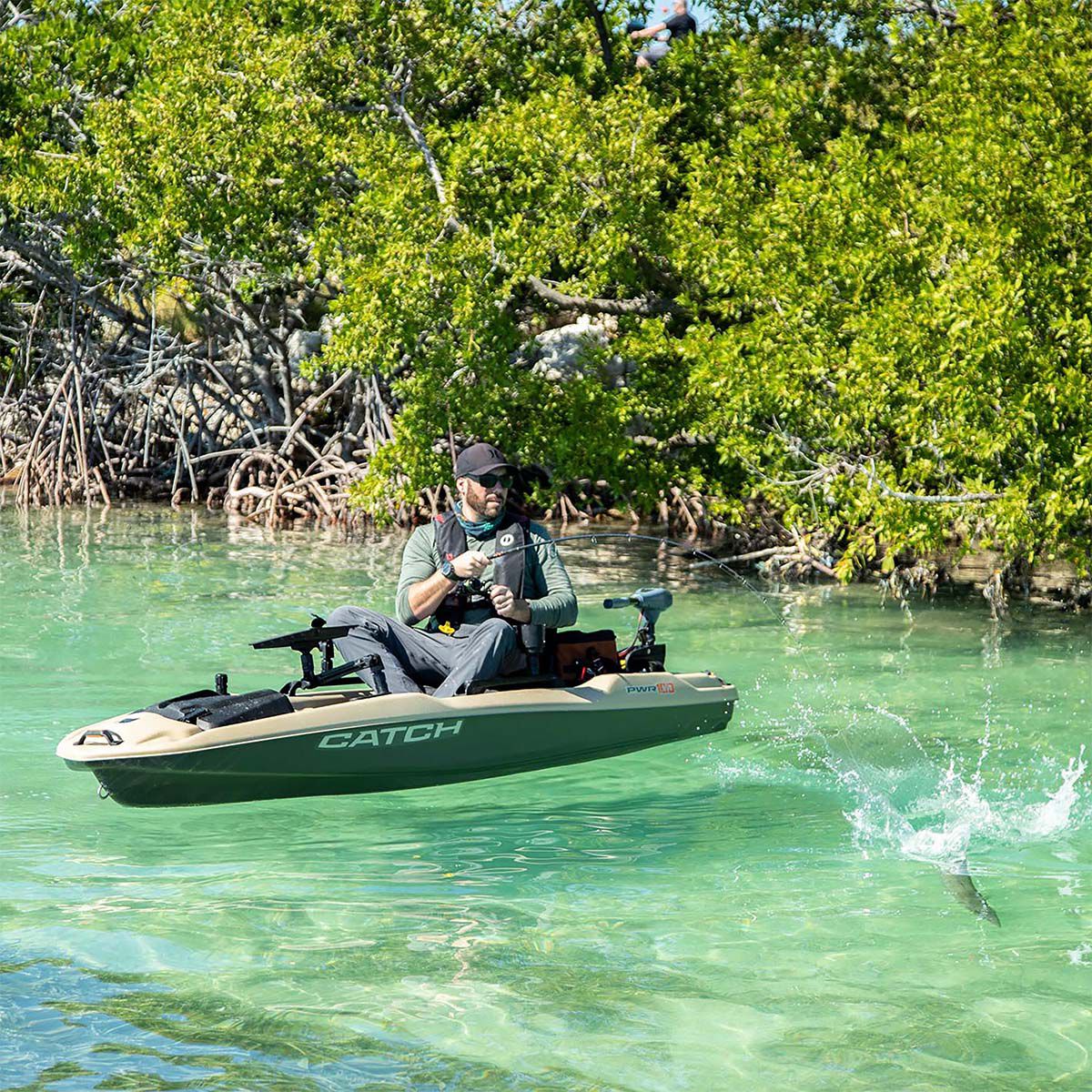 Pelican Catch PWR 100 Sit-On-Top Fishing Kayak, 10'