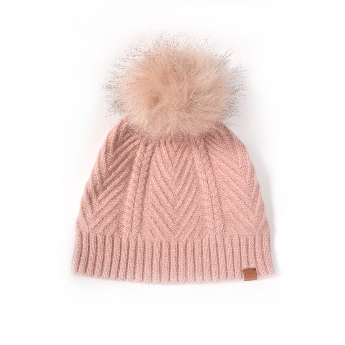 David & Young Women's Slinky Beanie with Faux Fur
