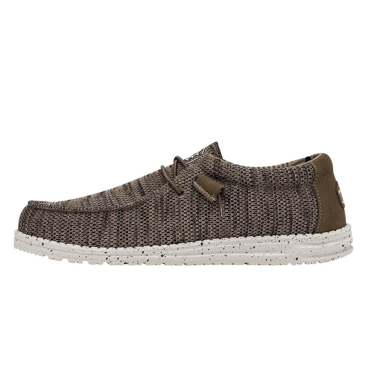 HeyDude Men's Wally Sox Brown Shoes