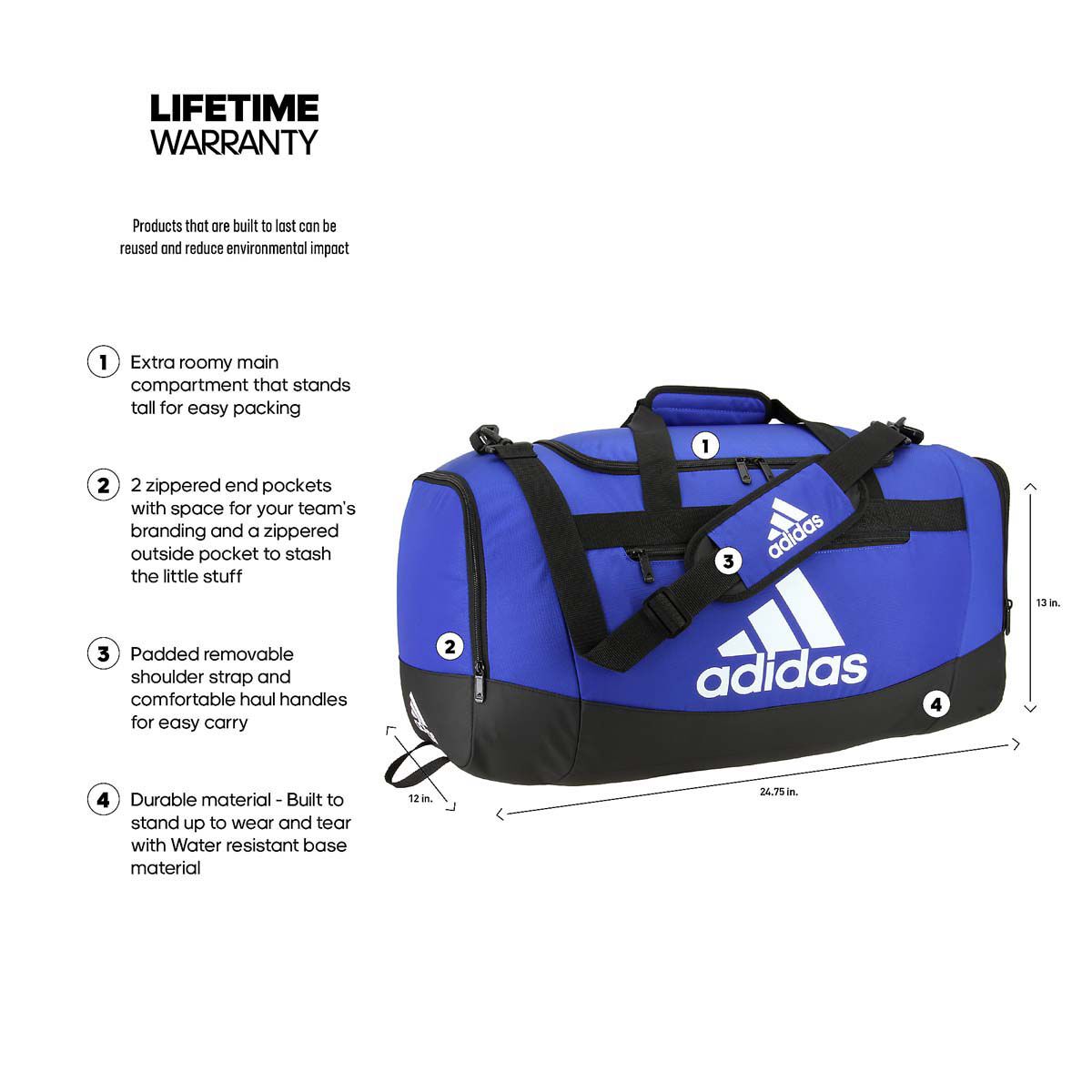 adidas Adidas Defender IV Medium Duffel