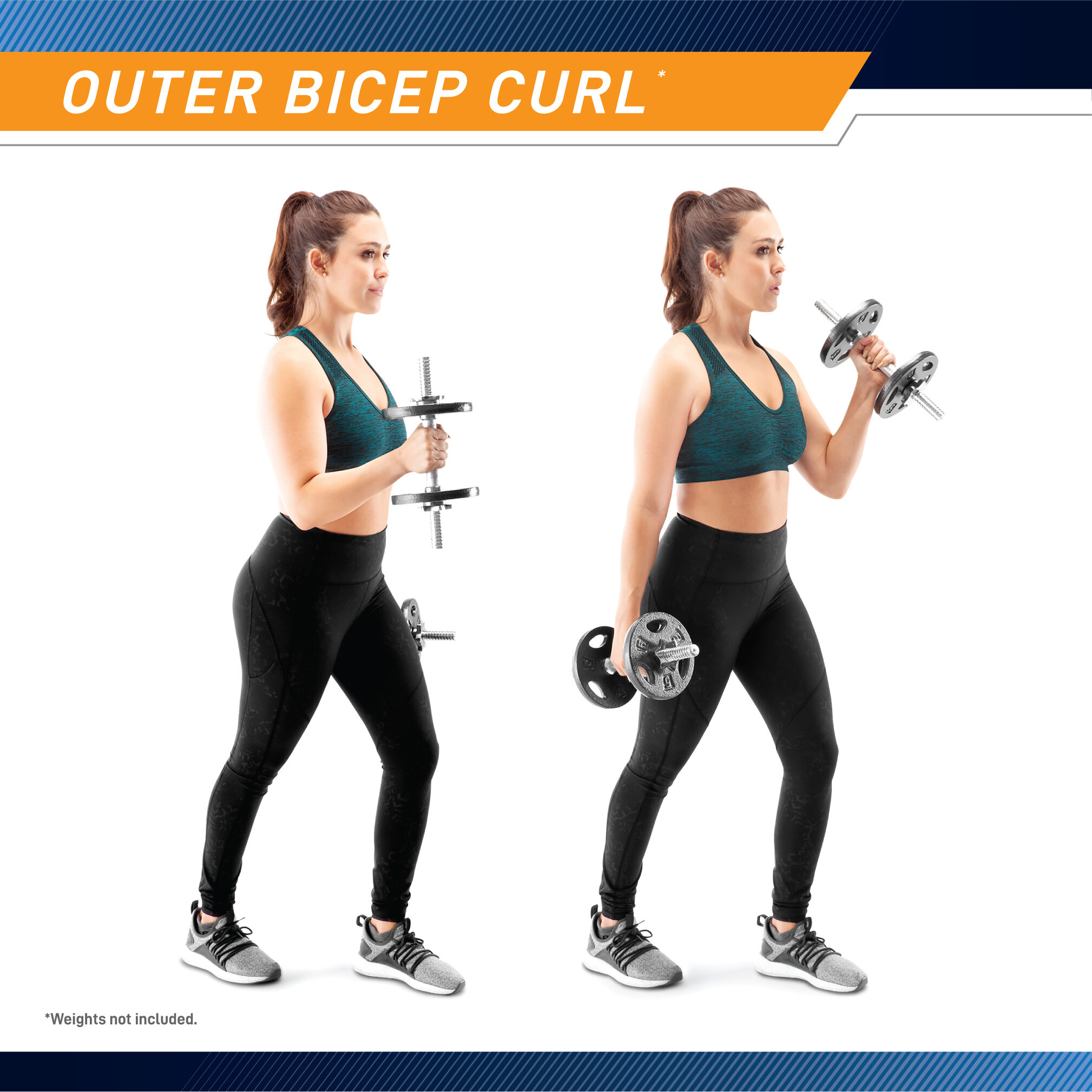 Marcy 2-Pack Standard 14" Dumbbell Handles