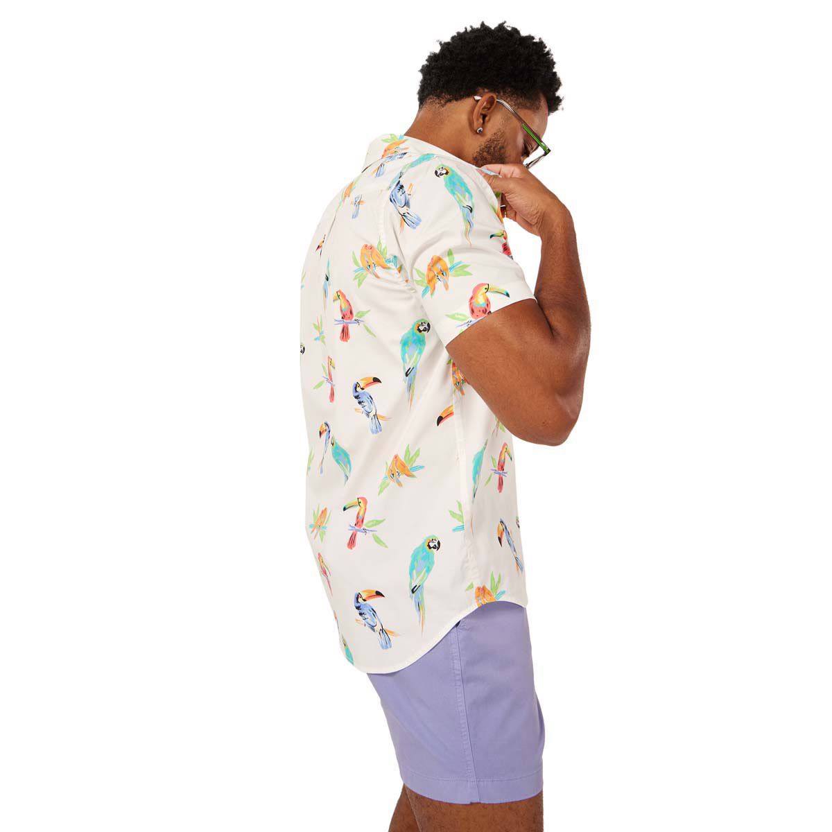 Chubbies Men's  Dude Where's Macaw (Friday Shirt)